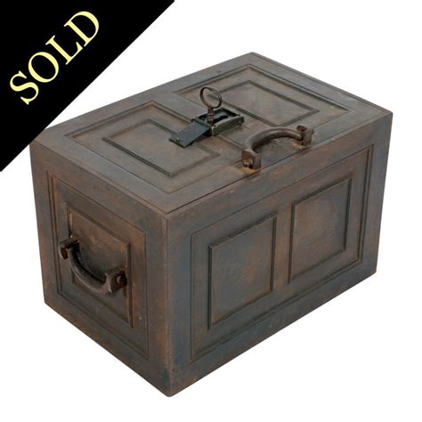 vintage metal strong box